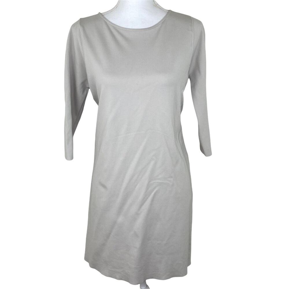 Harris Warf London Women's Shift Dress Gray Size XS 3/4 Sleeve